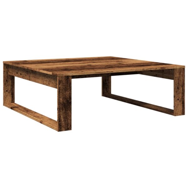 Couchtisch Altholz-Optik 100x100x35 cm Holzwerkstoff - Image 6