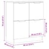 Sideboard Altholz-Optik 60x30x70 cm Holzwerkstoff - Image 10