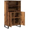 Highboard Altholz-Optik 60x36x110 cm Holzwerkstoff - Image 5