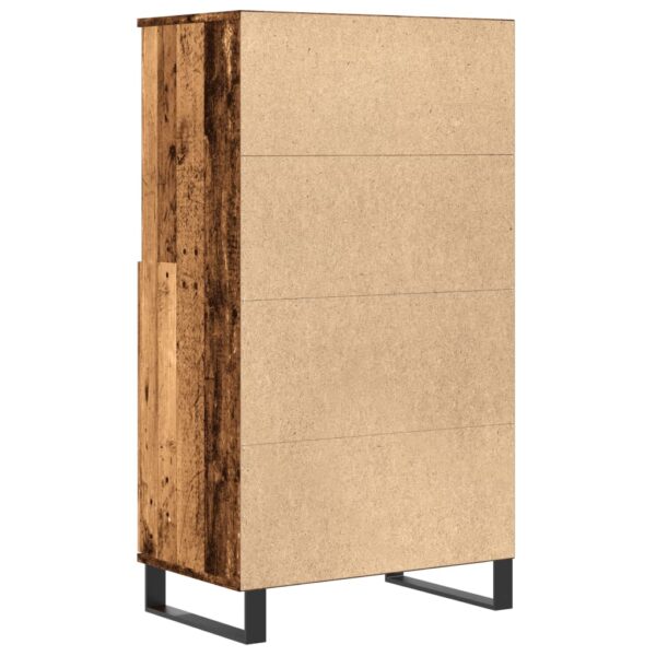 Highboard Altholz-Optik 60x36x110 cm Holzwerkstoff - Image 7