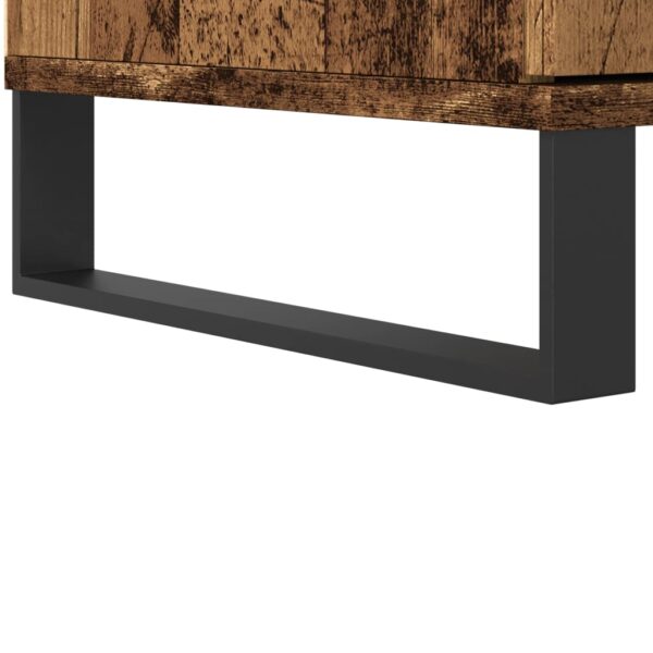 Highboard Altholz-Optik 60x36x110 cm Holzwerkstoff - Image 8