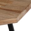 2-tlg. Couchtisch-Set Sechseckig Recyceltes Teakholz - Image 3