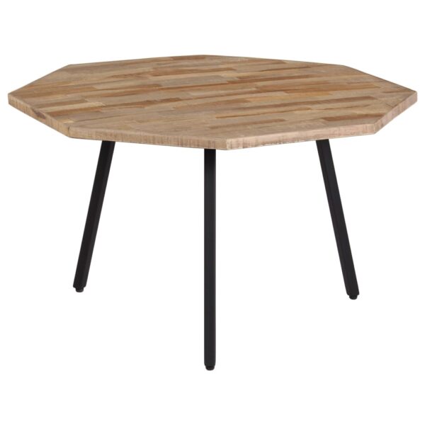 2-tlg. Couchtisch-Set Sechseckig Recyceltes Teakholz - Image 6