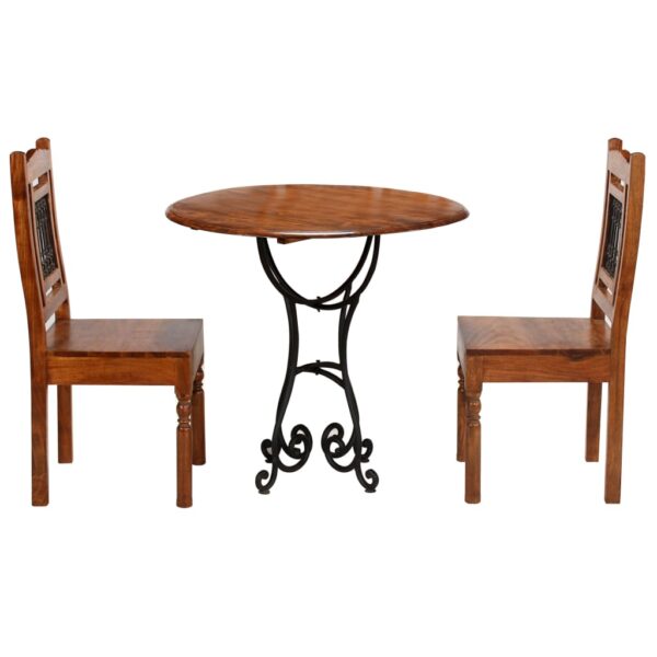 3-tlg. Bistro-Set Massivholz Akazie - Image 2