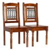 3-tlg. Bistro-Set Massivholz Akazie - Image 3