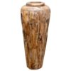 Deko-Vase  Massivholz Teak - Image 4