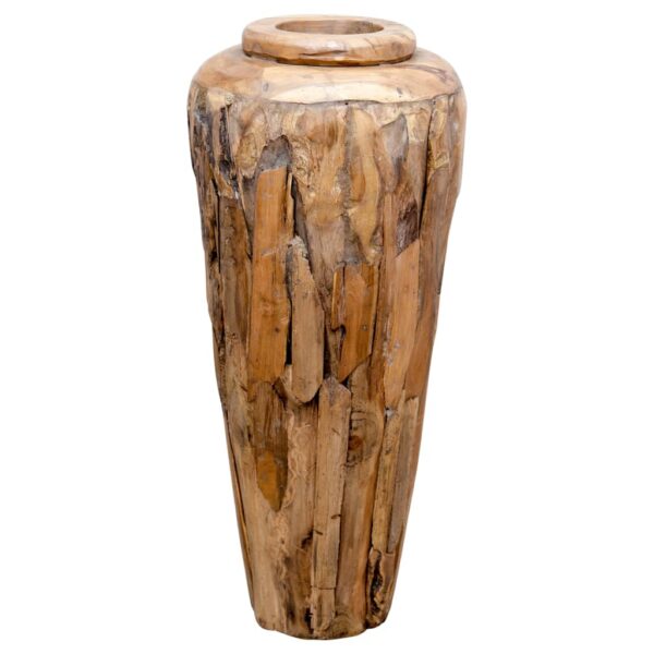 Deko-Vase  Massivholz Teak - Image 6
