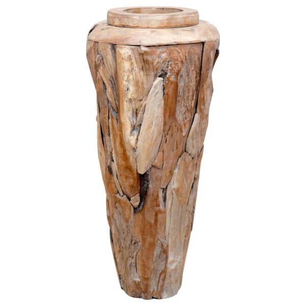 Deko-Vase  Massivholz Teak - Image 7
