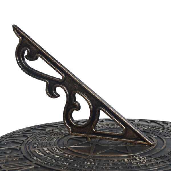 Sonnenuhr Bronze 35,5 x 82 cm Kunststoff - Image 4