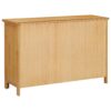 Schubladenschrank 105 x 33,5 x 73 cm Massivholz Eiche - Image 4