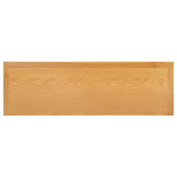Schubladenschrank 105 x 33,5 x 73 cm Massivholz Eiche - Image 5