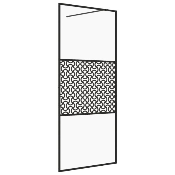 Duschwand für Begehbare Dusche mit Klarem ESG Glas 115x195 cm - Image 2