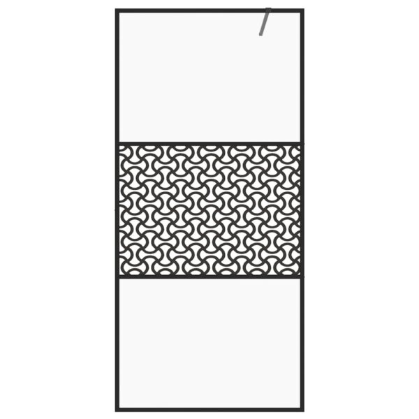 Duschwand für Begehbare Dusche mit Klarem ESG Glas 115x195 cm - Image 3