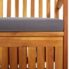 Truhenbank mit Kissen 148 cm Massivholz Akazie - Image 6