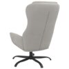 Relaxsessel Hellgrau Wildleder-Optik - Image 5