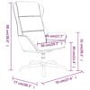 Relaxsessel Hellgrau Wildleder-Optik - Image 8