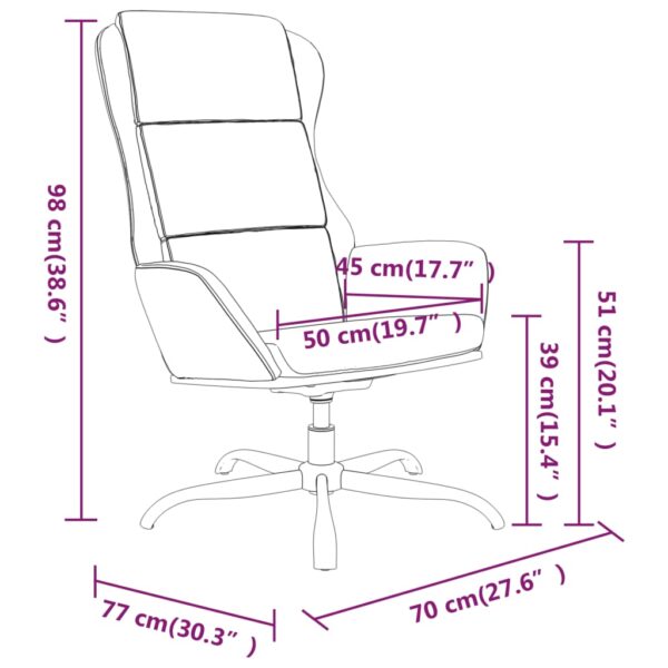 Relaxsessel Hellgrau Wildleder-Optik - Image 8