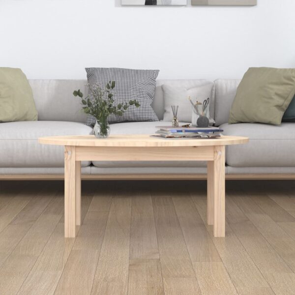 Couchtisch 80x40x35 cm Massivholz Kiefer - Image 3
