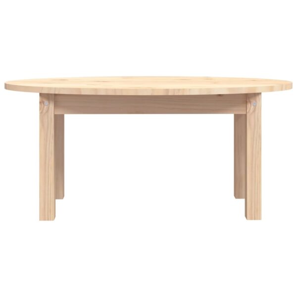 Couchtisch 80x40x35 cm Massivholz Kiefer - Image 5