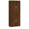 Highboard  Eichen-Optik 69,5x34x180 cm Holzwerkstoff - Image 2