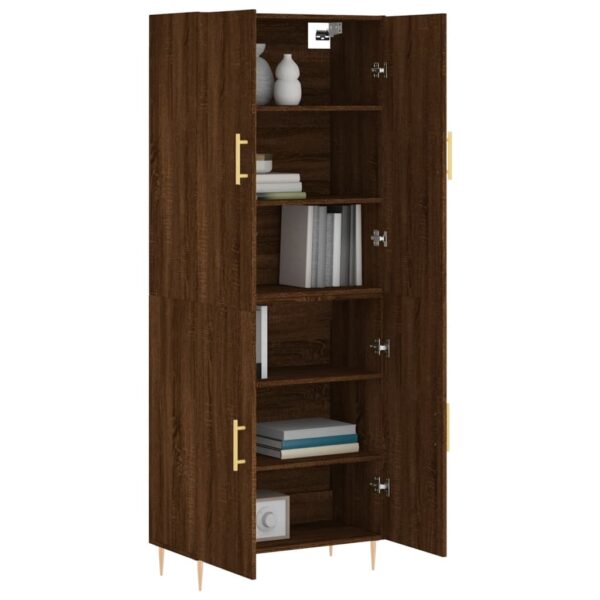 Highboard  Eichen-Optik 69,5x34x180 cm Holzwerkstoff - Image 3