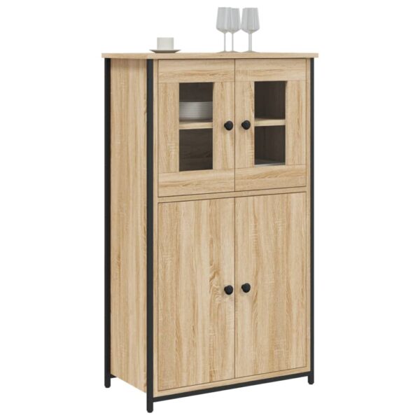 Highboard Sonoma-Eiche 62x32x106,5 cm Holzwerkstoff - Image 3