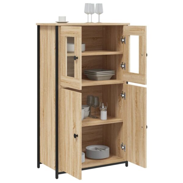 Highboard Sonoma-Eiche 62x32x106,5 cm Holzwerkstoff - Image 4