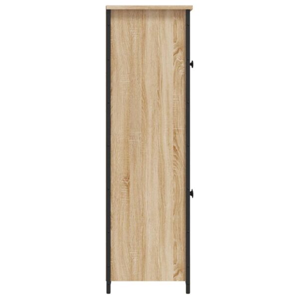Highboard Sonoma-Eiche 62x32x106,5 cm Holzwerkstoff - Image 6