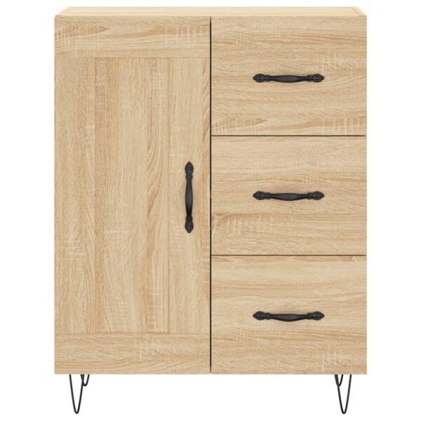 Highboard Sonoma-Eiche 69,5x34x180 cm Holzwerkstoff - Image 8