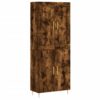 Highboard Räuchereiche 69,5x34x180 cm Holzwerkstoff - Image 2