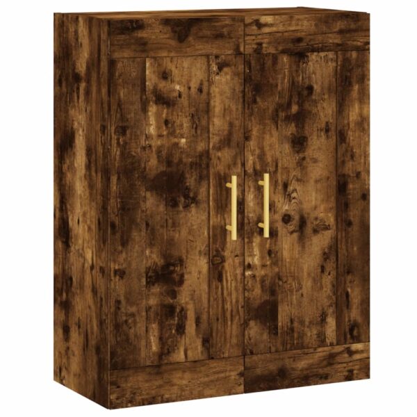 Highboard Räuchereiche 69,5x34x180 cm Holzwerkstoff - Image 5