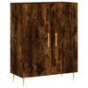 Highboard Räuchereiche 69,5x34x180 cm Holzwerkstoff - Image 7