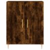 Highboard Räuchereiche 69,5x34x180 cm Holzwerkstoff - Image 8