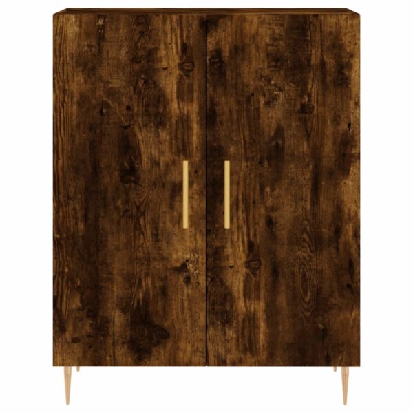 Highboard Räuchereiche 69,5x34x180 cm Holzwerkstoff - Image 8