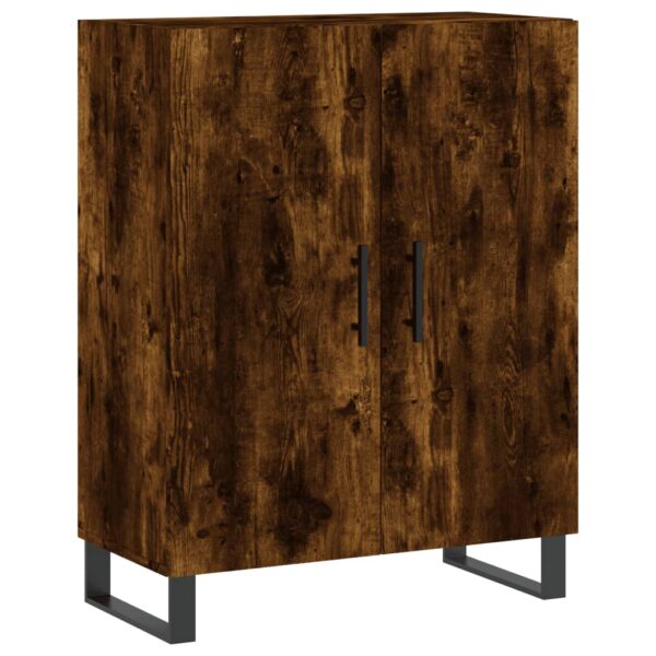 Highboard Räuchereiche 69,5x34x180 cm Holzwerkstoff - Image 7