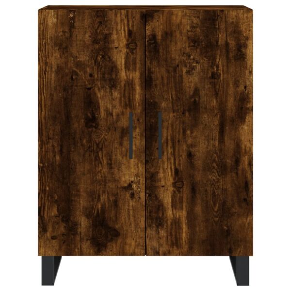 Highboard Räuchereiche 69,5x34x180 cm Holzwerkstoff - Image 8