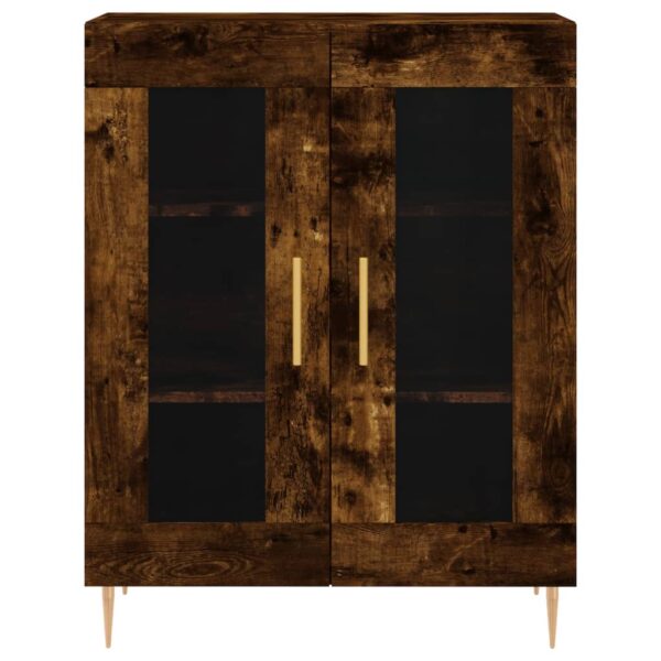 Highboard Räuchereiche 69,5x34x180 cm Holzwerkstoff - Image 8
