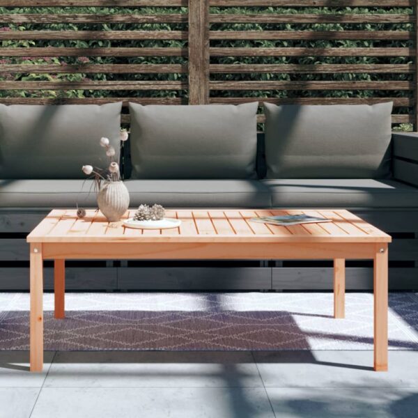 Gartentisch 121x82,5x45 cm Massivholz Douglasie - Image 3