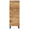 Highboard mit 3 Türen 40x33x110 cm Massivholz Mango & Eisen - Image 3