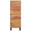 Highboard mit 3 Türen 40x33x110 cm Massivholz Akazie & Eisen - Image 3
