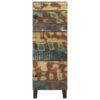 Highboard mit 3 Türen 40x33x110 cm Altholz Massiv & Eisen - Image 3