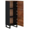 Highboard mit 3 Türen 40x33x110 cm Altholz Massiv & Eisen - Image 5