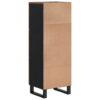 Highboard mit 3 Türen 40x33x110 cm Altholz Massiv & Eisen - Image 6