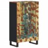 Highboard mit Schublade 60x33x100 cm Massives Altholz & Eisen - Image 2