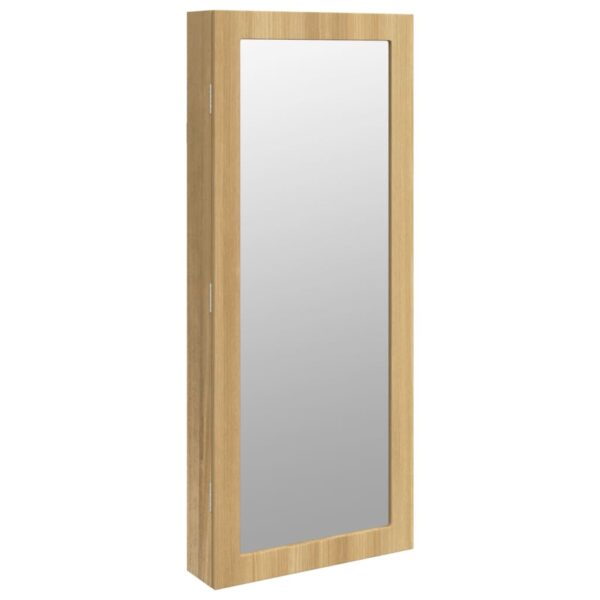 Spiegel-Schmuckschrank mit LED-Beleuchtung Wandmontage - Image 2