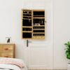Spiegel-Schmuckschrank mit LED-Beleuchtung Wandmontage - Image 3