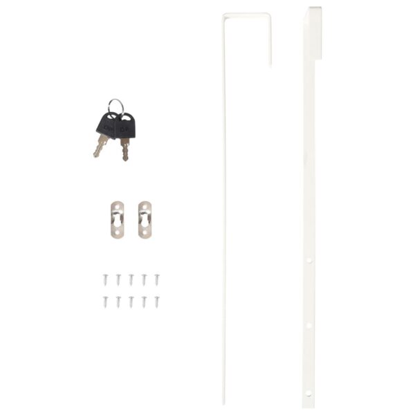 Spiegel-Schmuckschrank mit LED-Beleuchtung Wandmontage - Image 12