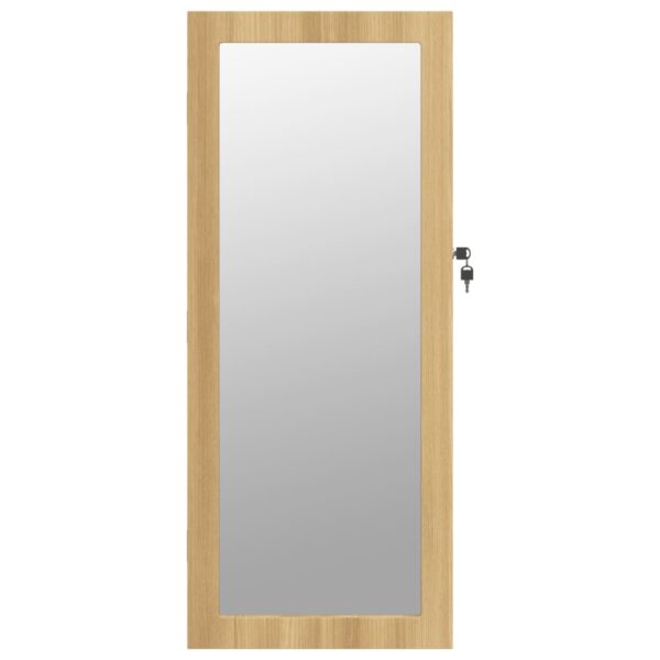 Spiegel-Schmuckschrank mit LED-Beleuchtung Wandmontage - Image 4