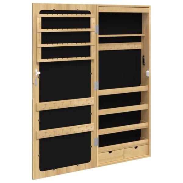Spiegel-Schmuckschrank mit LED-Beleuchtung Wandmontage - Image 7