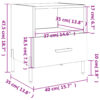 Nachttisch Braune Eiche 40x35x47,5 cm Holzwerkstoff - Image 12